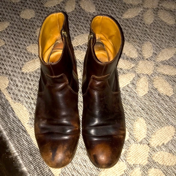 A.P.C. FRANCE ALL LEATHER CHELSEA BOOTS SIZE 42 US 9-10 - Picture 2 of 14